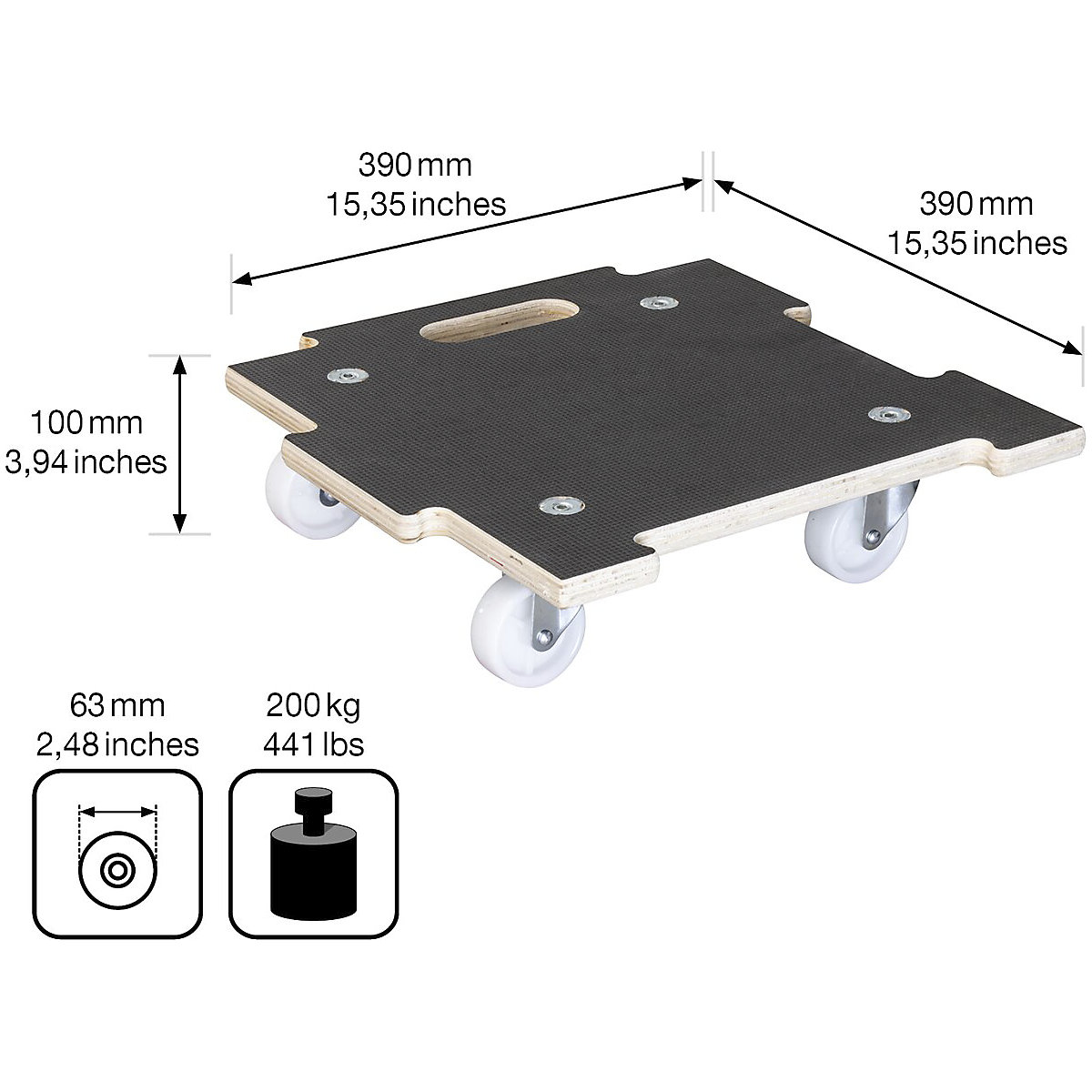 Wózek transportowy CONNECT z MaxiGRIP – Wagner (Zdjęcie produktu 8)-7