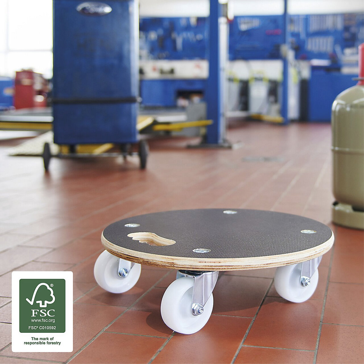 Wózek transportowy MaxiGRIP, okrągły – Wagner (Zdjęcie produktu 14)-13