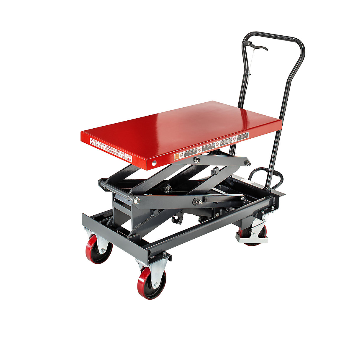 Cărucior cu platformă de elevație – eurokraft basic (Imagine produs 11)-10