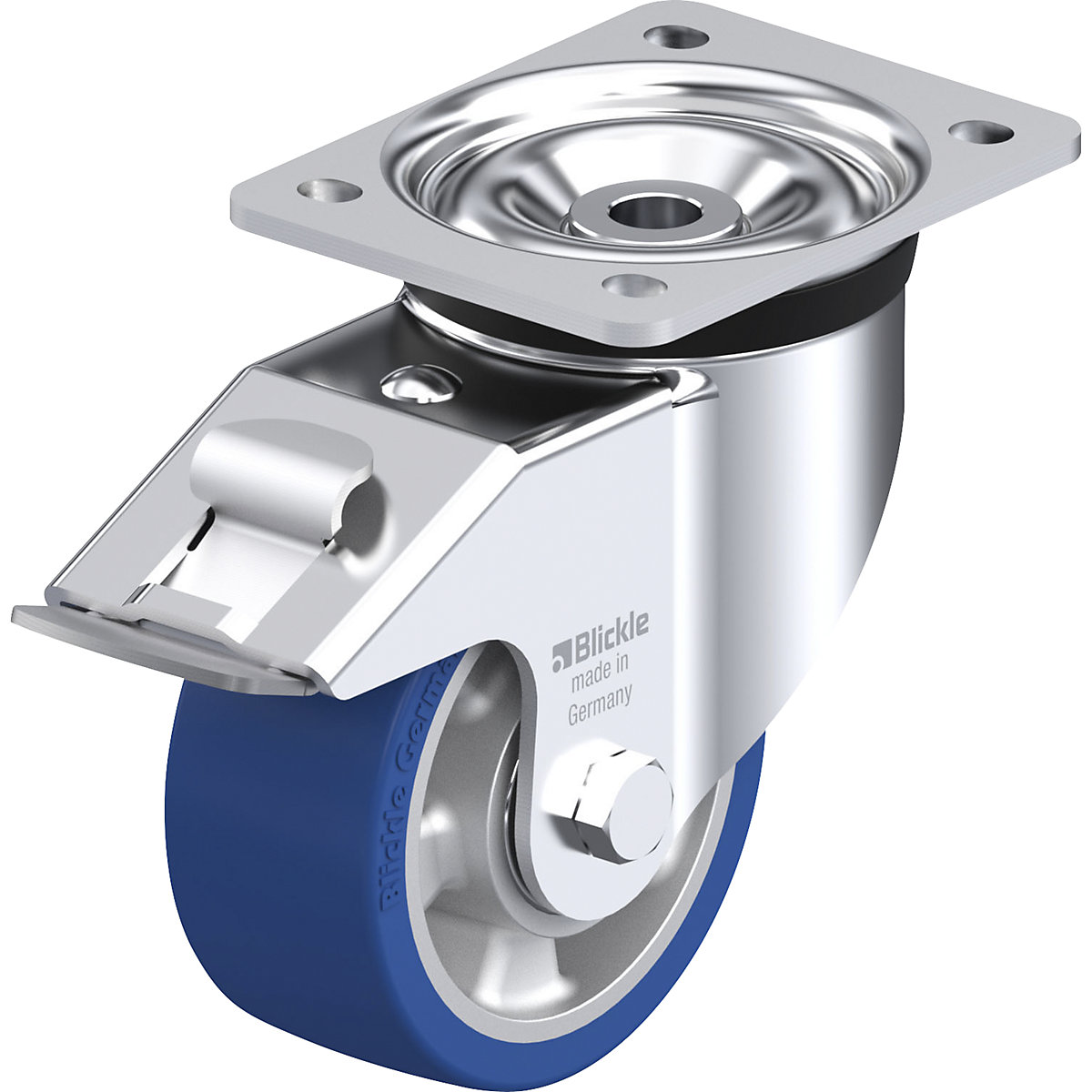 Plaatstalen zwenkwiel LK-ALBS-FI &ndash; Blickle