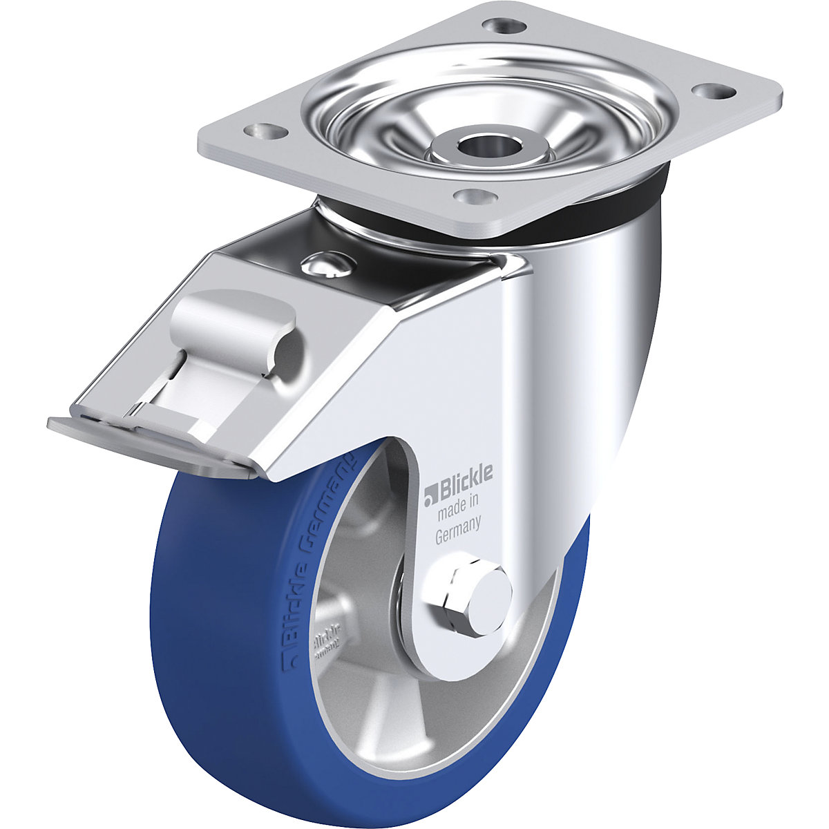 Plaatstalen zwenkwiel LK-ALBS-FI &ndash; Blickle