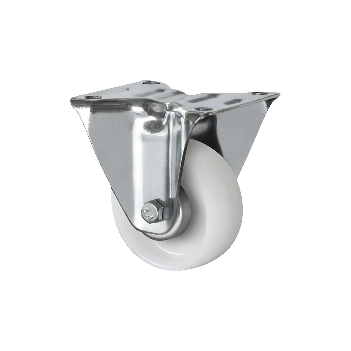 Polyamide wiel, wit &ndash; eurokraft basic