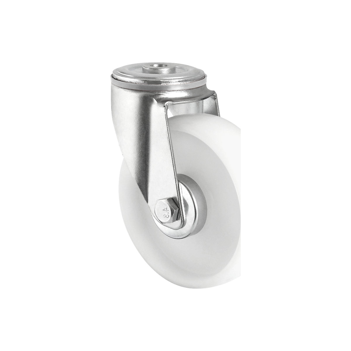 Polyamide wiel, wit &ndash; eurokraft basic