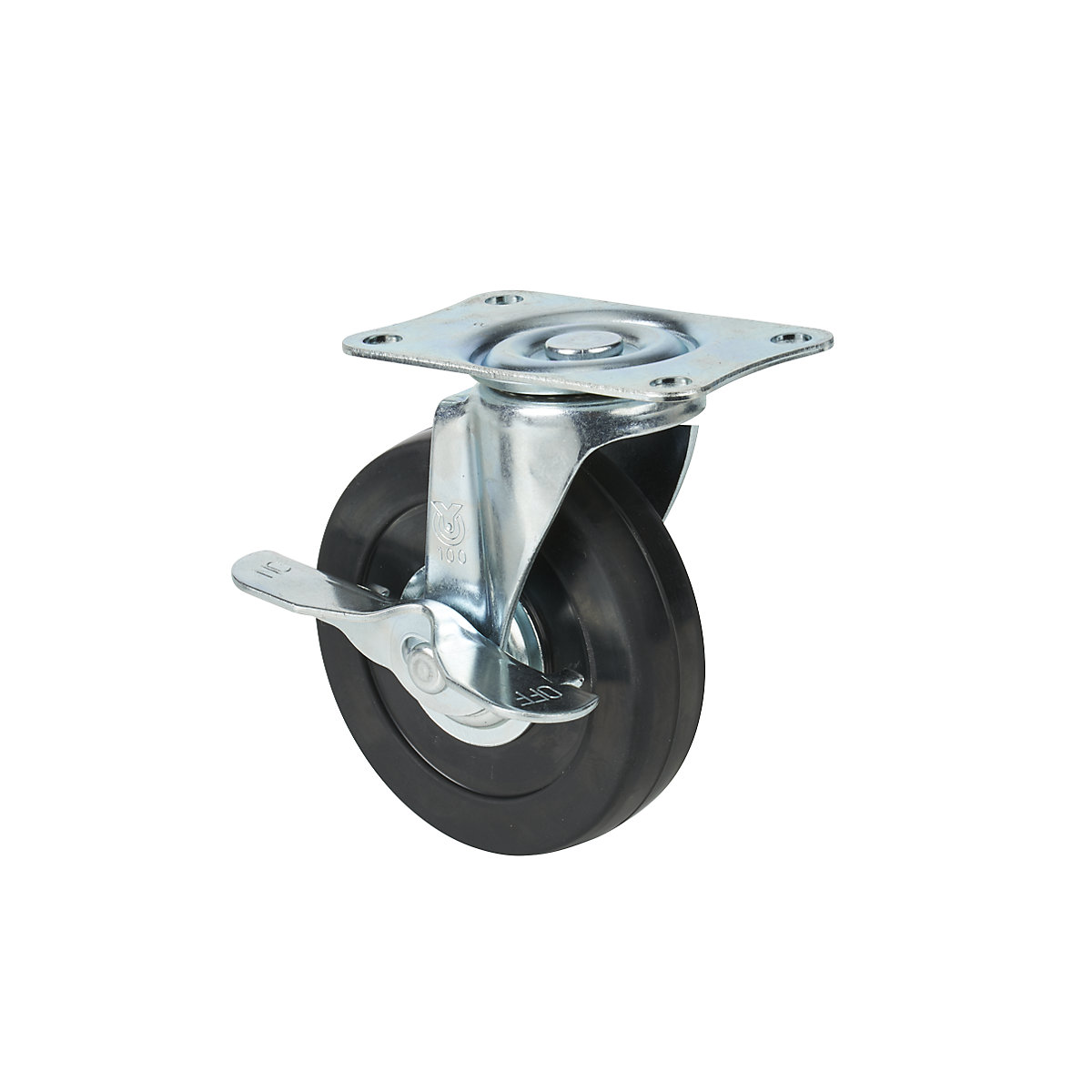 Rolka skrętna z ustalaczem