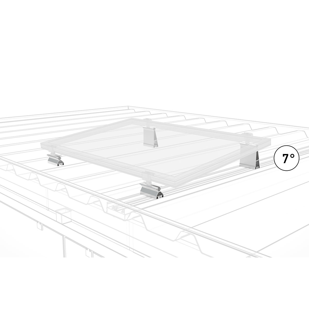 Systemprofil für Photovoltaik-Beleuchtungssystem WSM