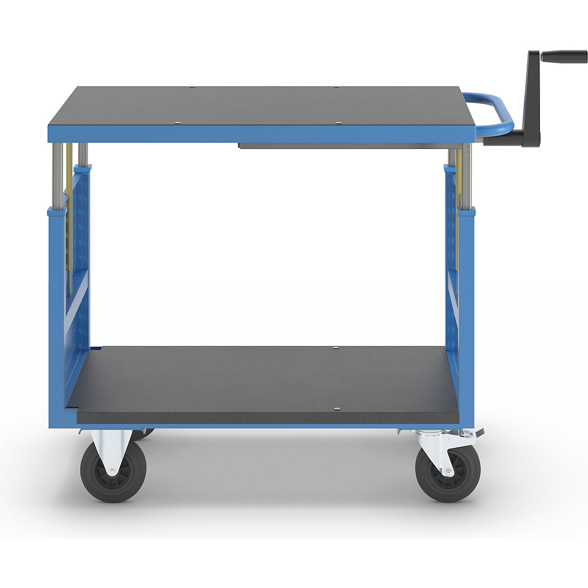 Assembly trolley, height adjustable – eurokraft pro (Product illustration 12)-11