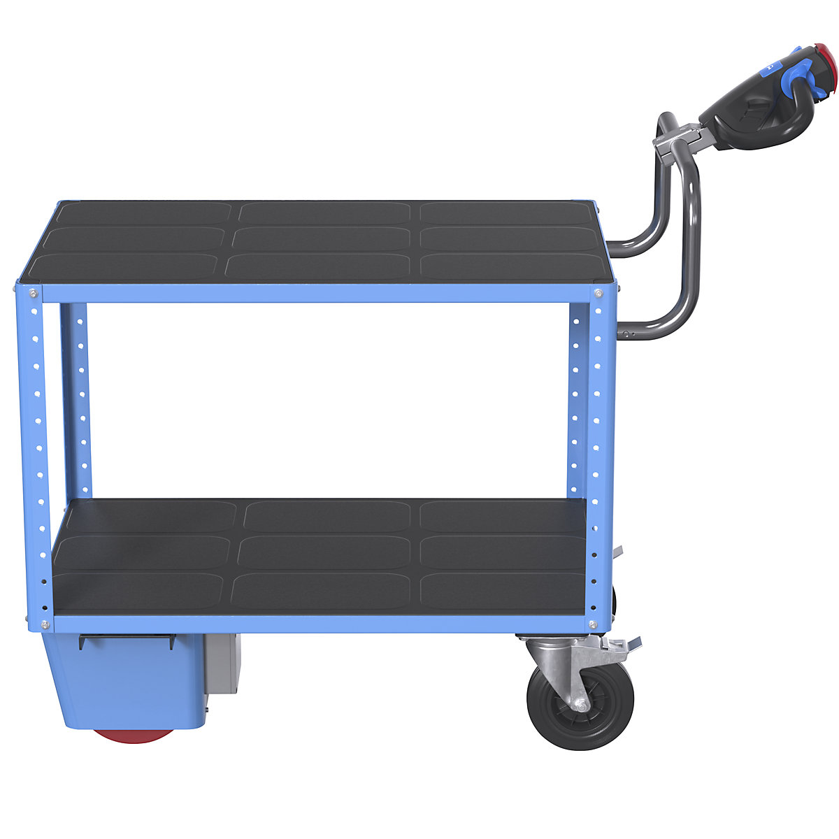 CustomLine assembly trolley with electric drive – eurokraft pro (Product illustration 11)-10