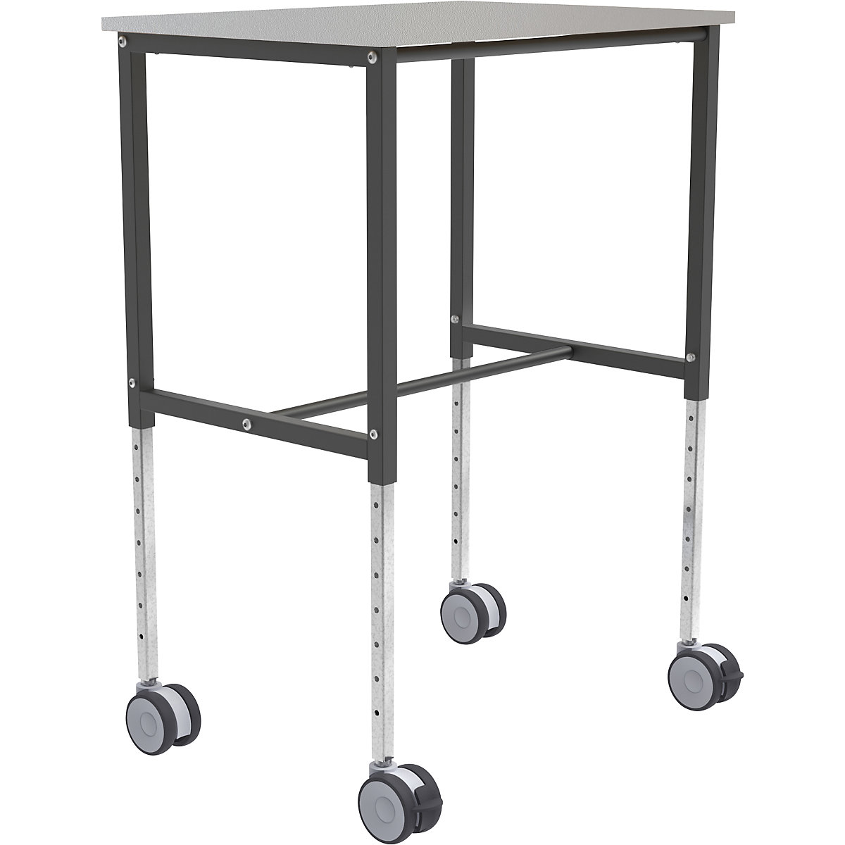 ERGO table trolley – Kongamek, LxWxH 800 x 570 x 720 mm, grey-1
