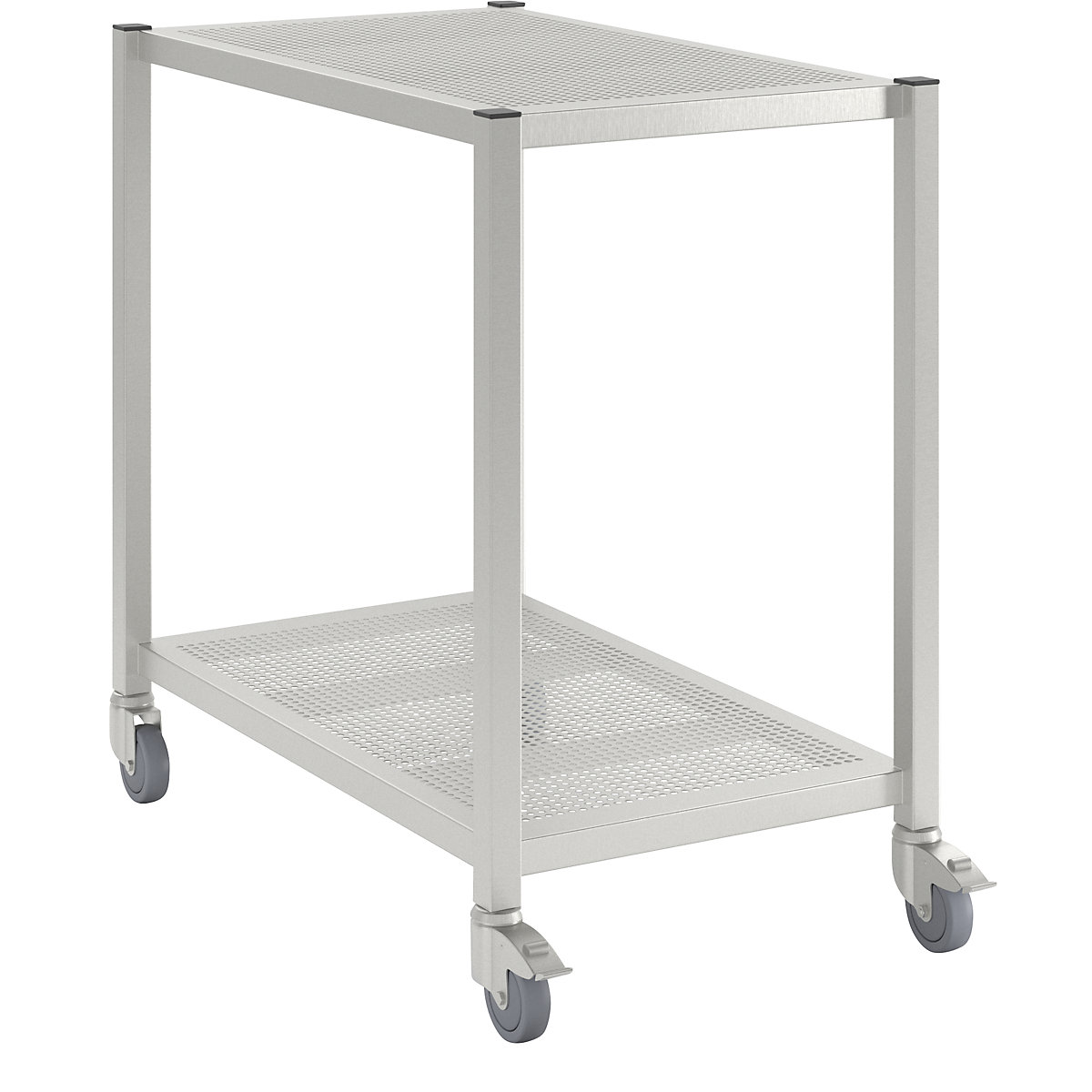 Mobile cleanroom table, made of stainless steel, 2 shelves, length 1000 mm-11