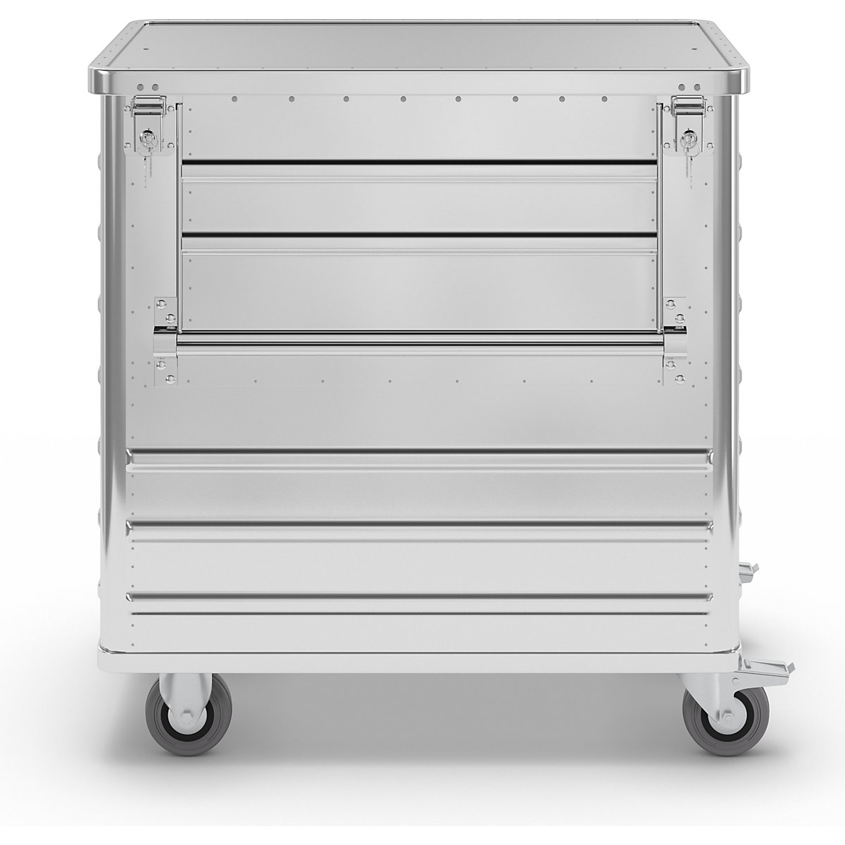 Aluminium container truck, drop gate on side panel – Gmöhling (Product illustration 8)-7