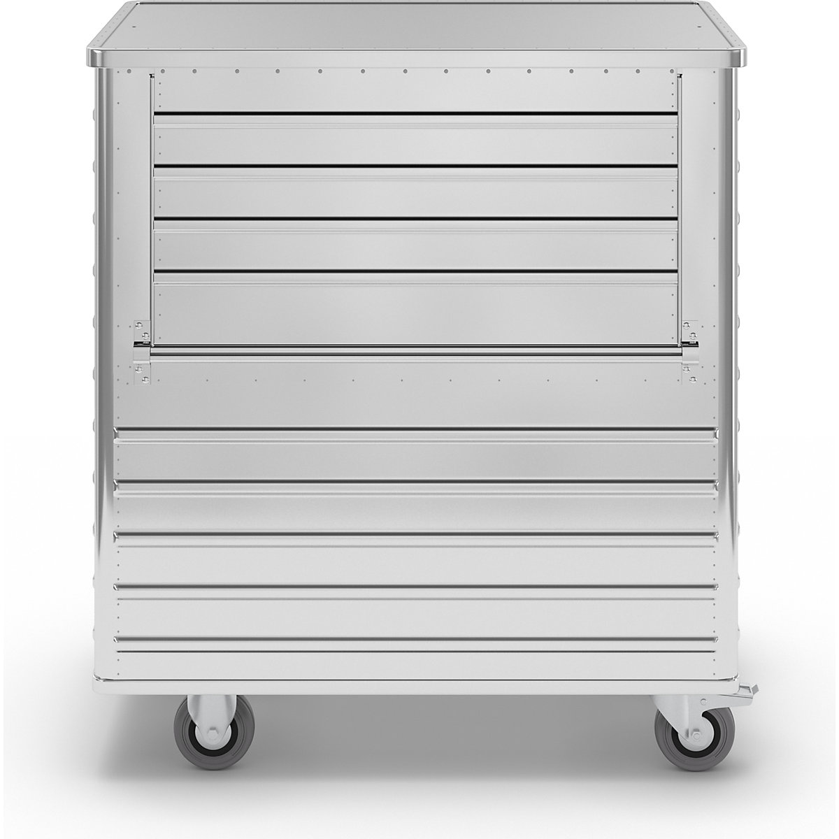 Aluminium container truck, drop gate on side panel – Gmöhling (Product illustration 6)-5