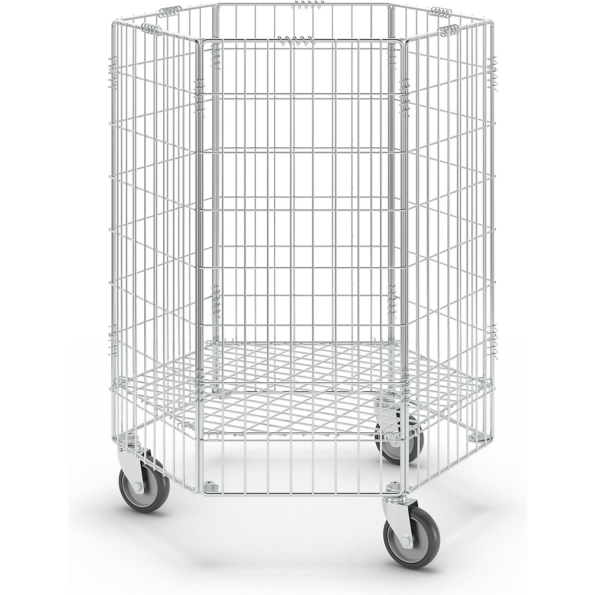 Mesh trolley, hexagonal – Kongamek (Product illustration 2)-1