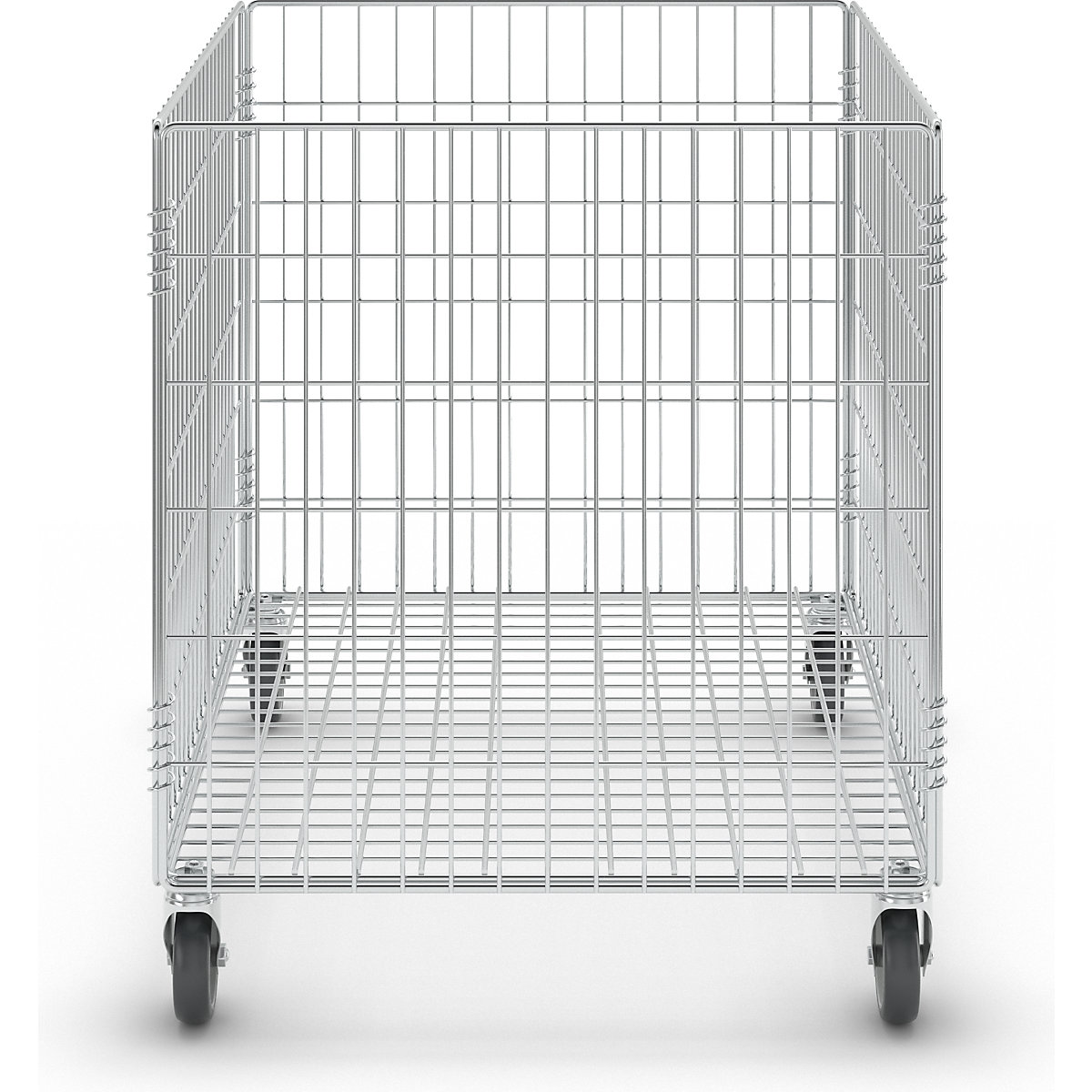 Mesh trolley, zinc plated – Kongamek (Product illustration 5)-4