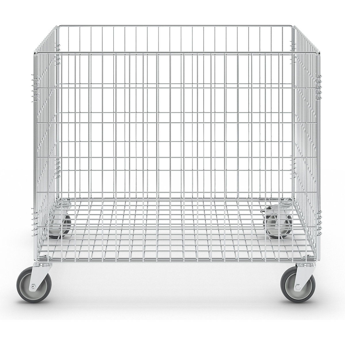 Mesh trolley, zinc plated – Kongamek (Product illustration 6)-5