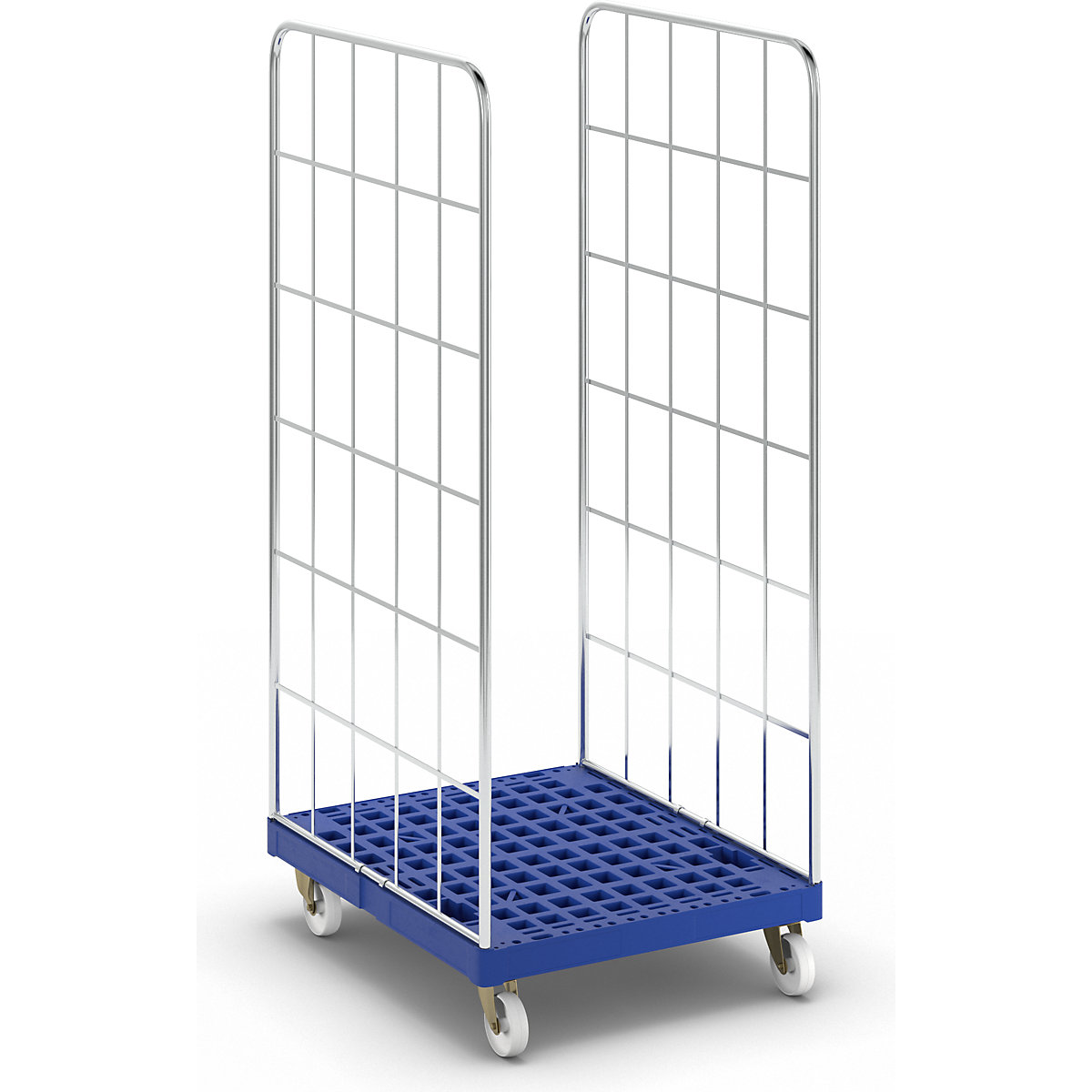Roll container with plastic dolly, 2-sided, WxD 682 x 815 mm, effective height 1650 mm-9