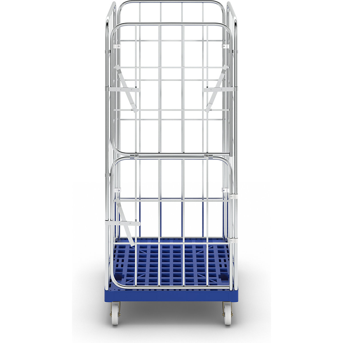 Roll container with plastic dolly (Product illustration 2)-1