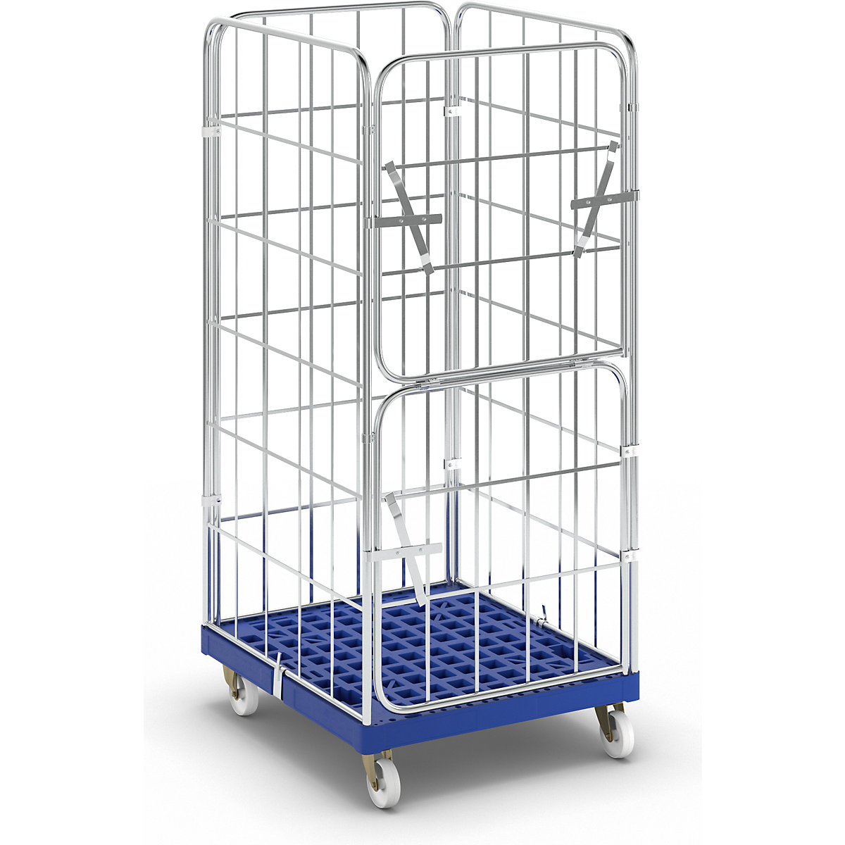 Roll container with plastic dolly (Product illustration 6)-5