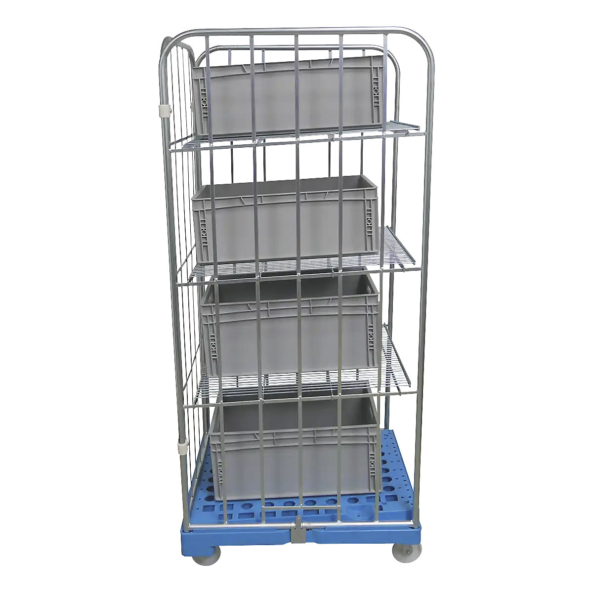Roll container with sloping shelf (Product illustration 2)-1