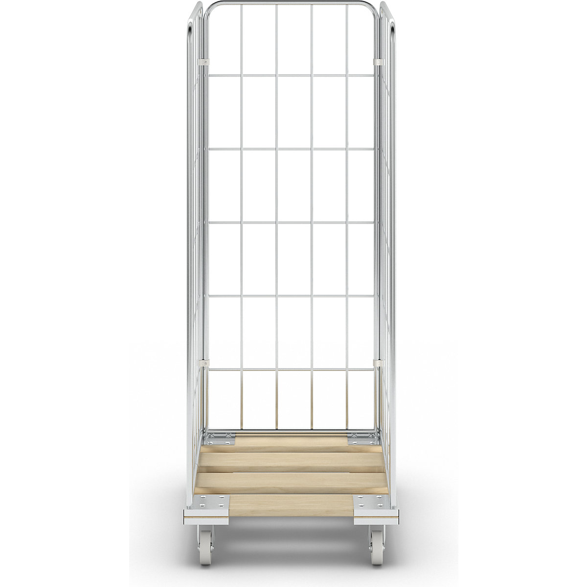 Roll container with wooden transport dolly (Product illustration 4)-3