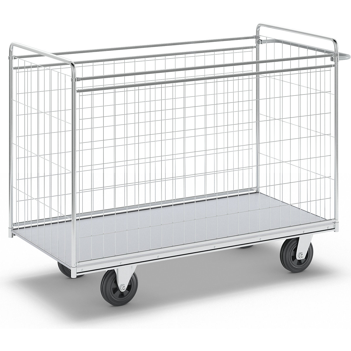 SERIES 300 four-sided trolley – HelgeNyberg, model 82, low, LxWxH 1390 x 650 x 1030 mm-1