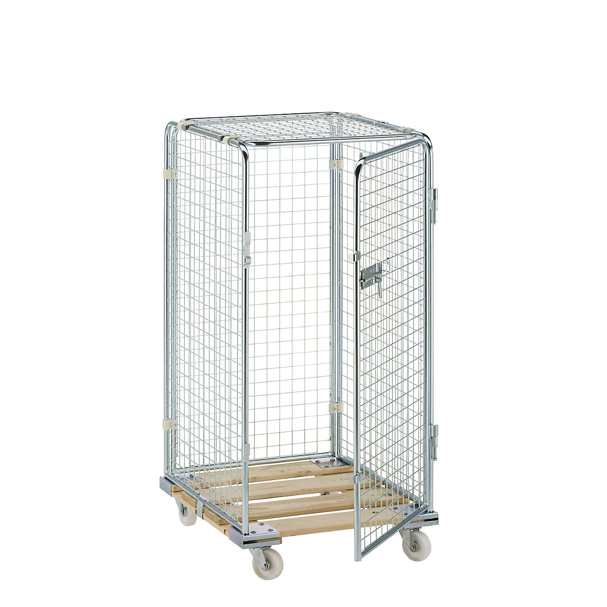 Security roll container with wooden dolly (Product illustration 22)-21