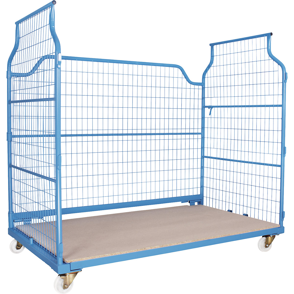 Universal Corlette® with wire mesh – eurokraft pro, type 2000, light blue, HxWxD 1850 x 2000 x 1150 mm, 50+ items-4
