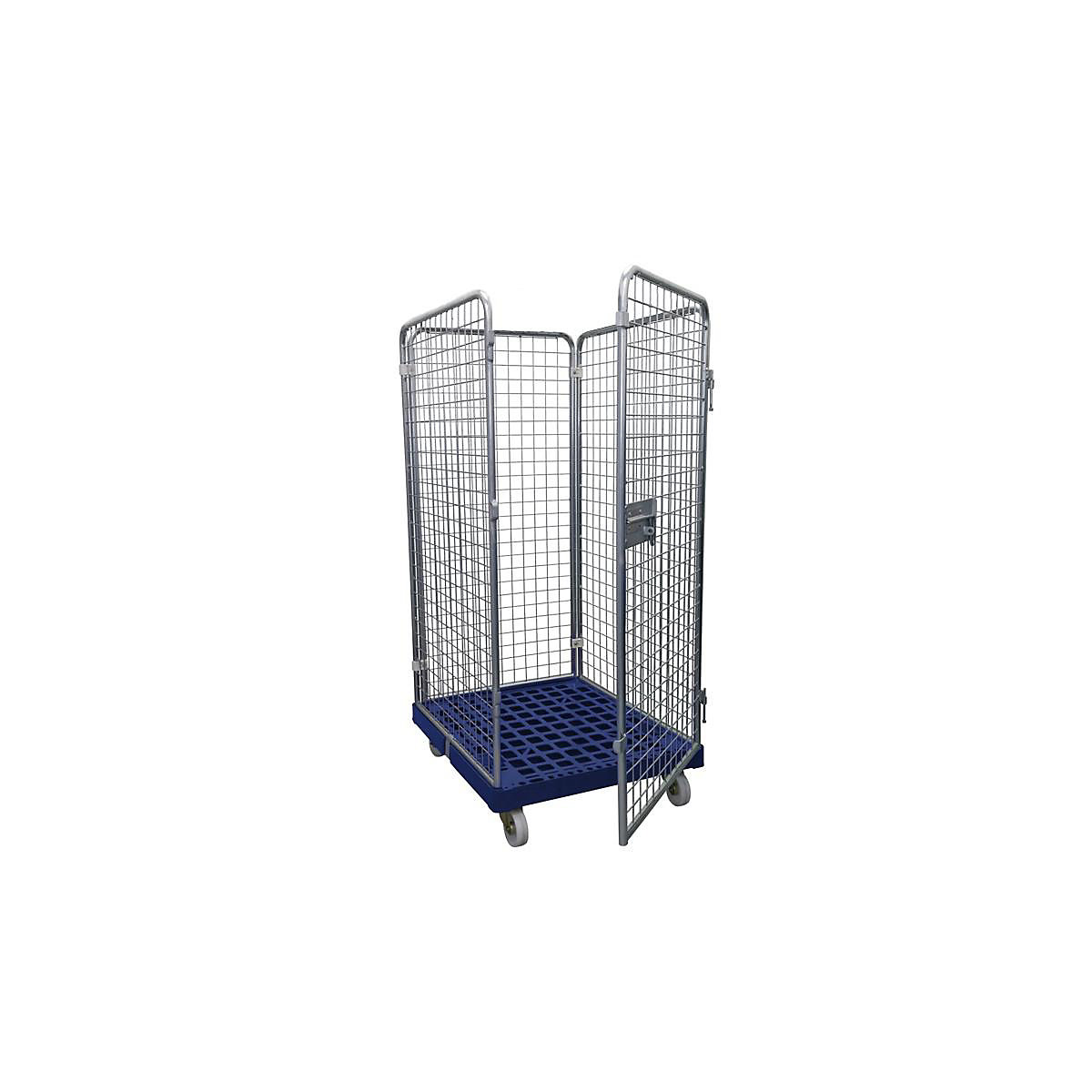 Wire mesh container with plastic dolly (Product illustration 12)-11