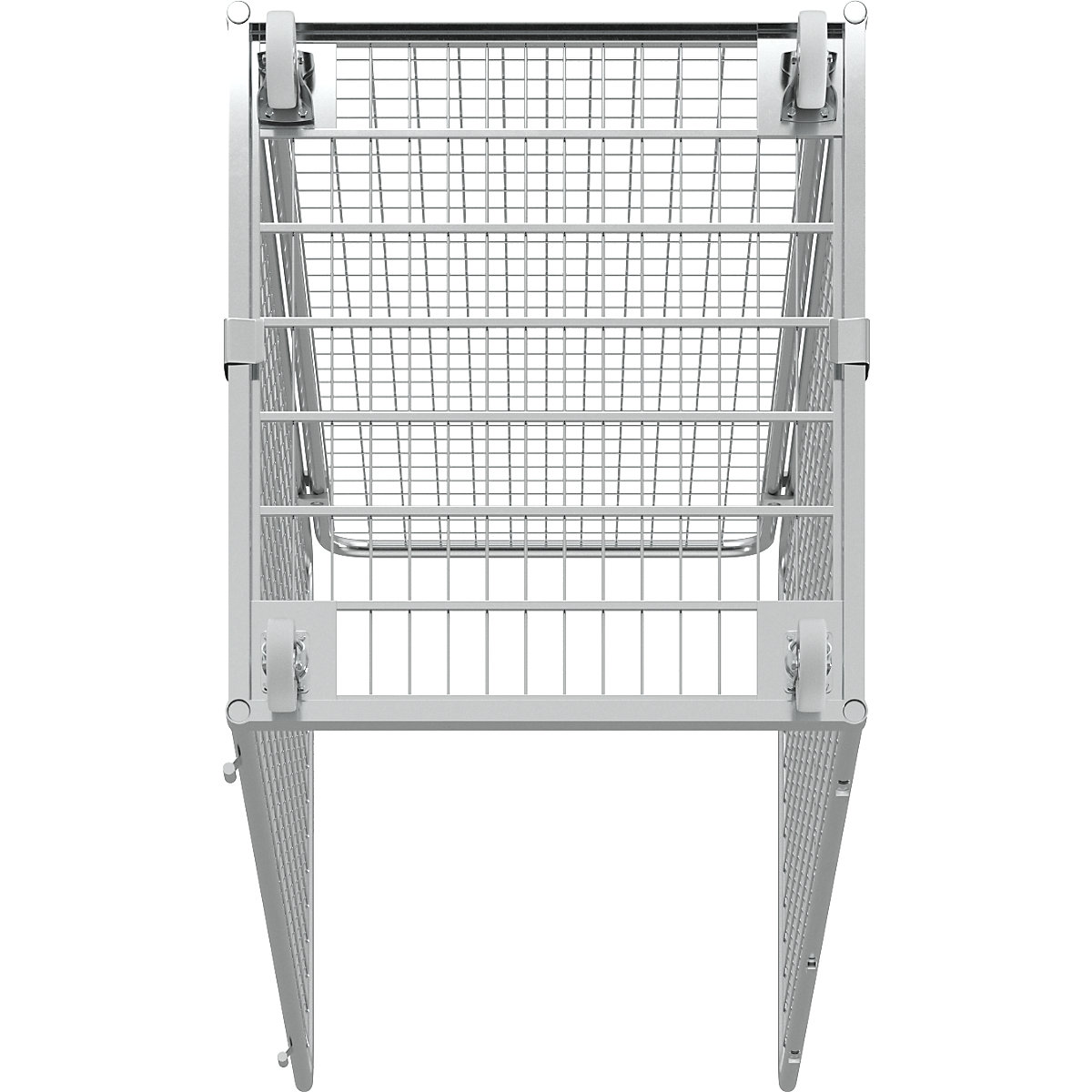 Wire mesh container with steel dolly (Product illustration 30)-29