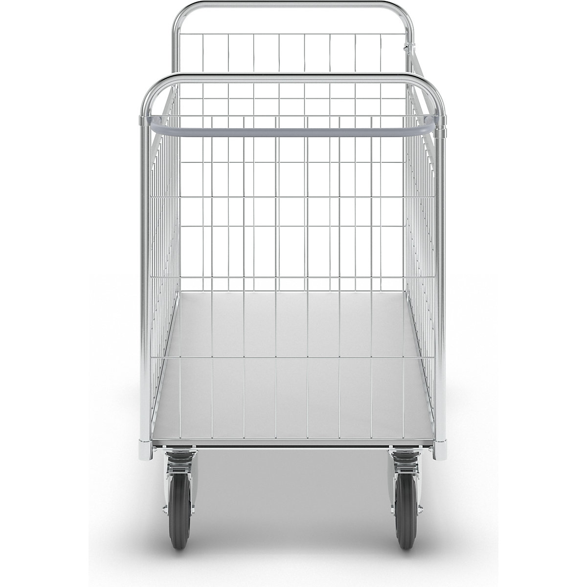Zinc plated parcel trolley – Kongamek (Product illustration 12)-11
