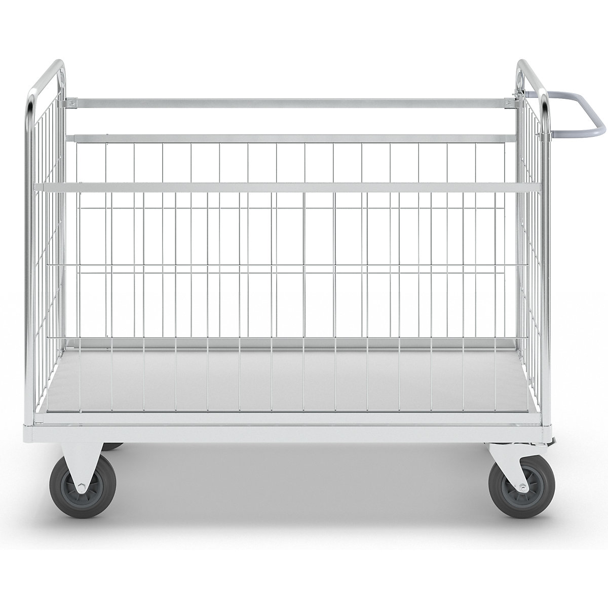 Zinc plated parcel trolley – Kongamek (Product illustration 24)-23