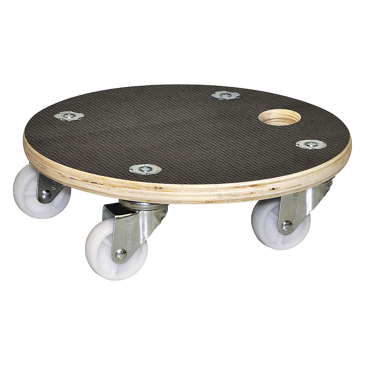 MaxiGRIP transport dolly, round – Wagner, GH 1351, Ø 290 mm, pack of 2, max. load 200 kg, 5+ packs-4