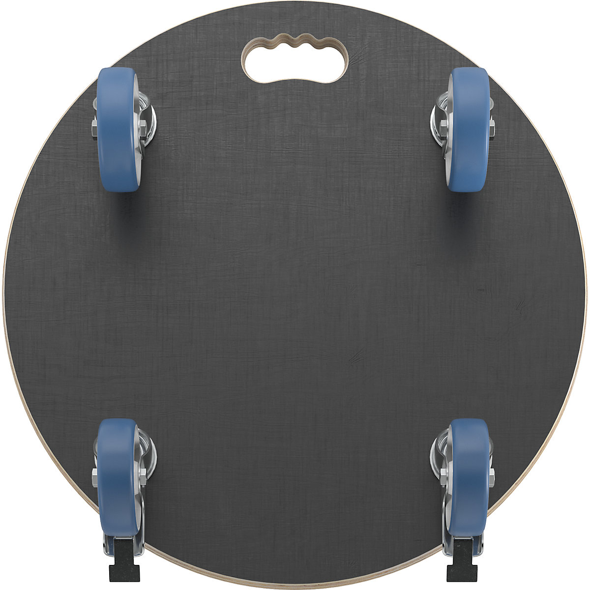 MaxiGRIP transport dolly, round – Wagner (Product illustration 6)-5