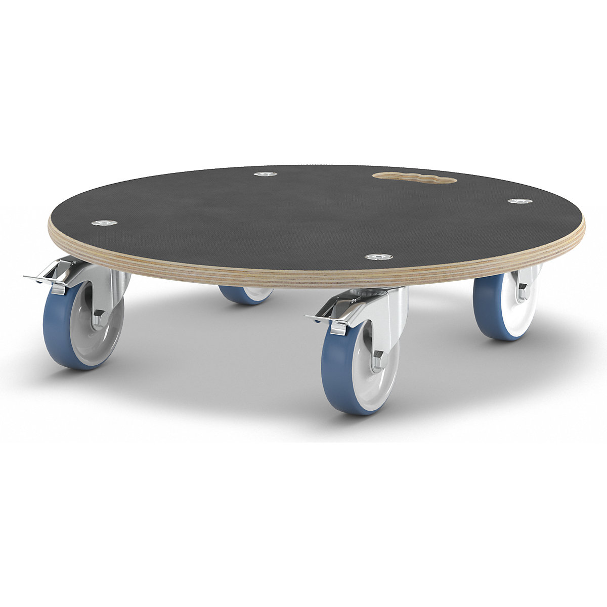 MaxiGRIP transport dolly, round – Wagner (Product illustration 2)-1