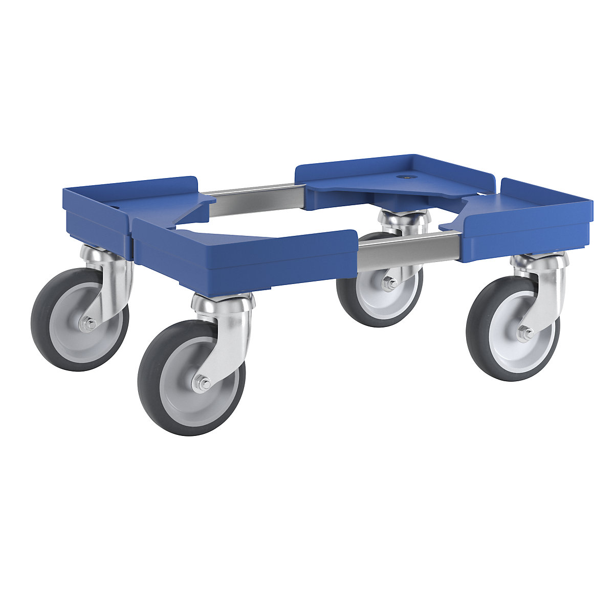 Professional wheeled base, hybrid, for Euro format 400 x 300 mm, blue-3