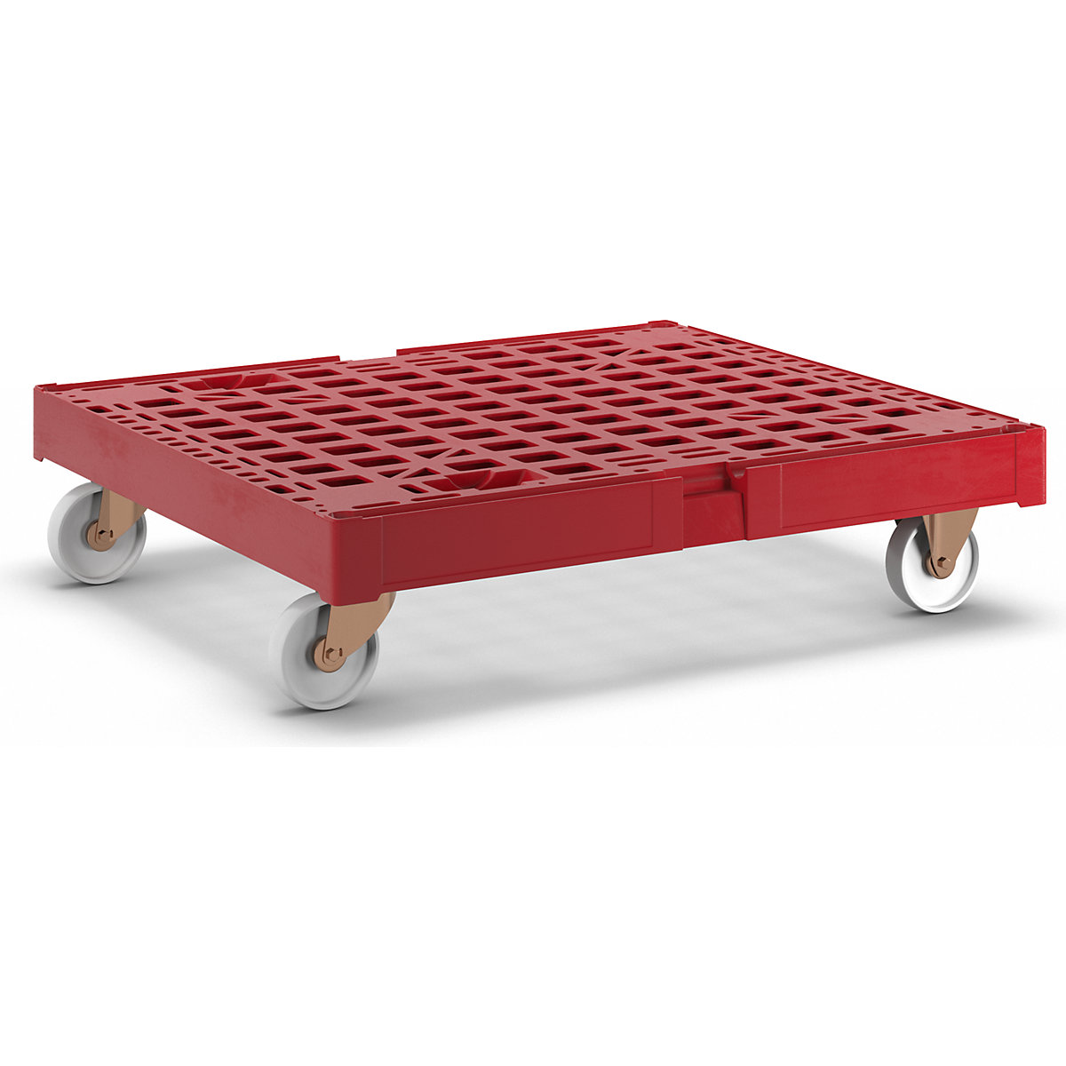 Transport dolly XL, max. load 500 kg, LxWxH 810 x 720 x 195 mm, flame red-11