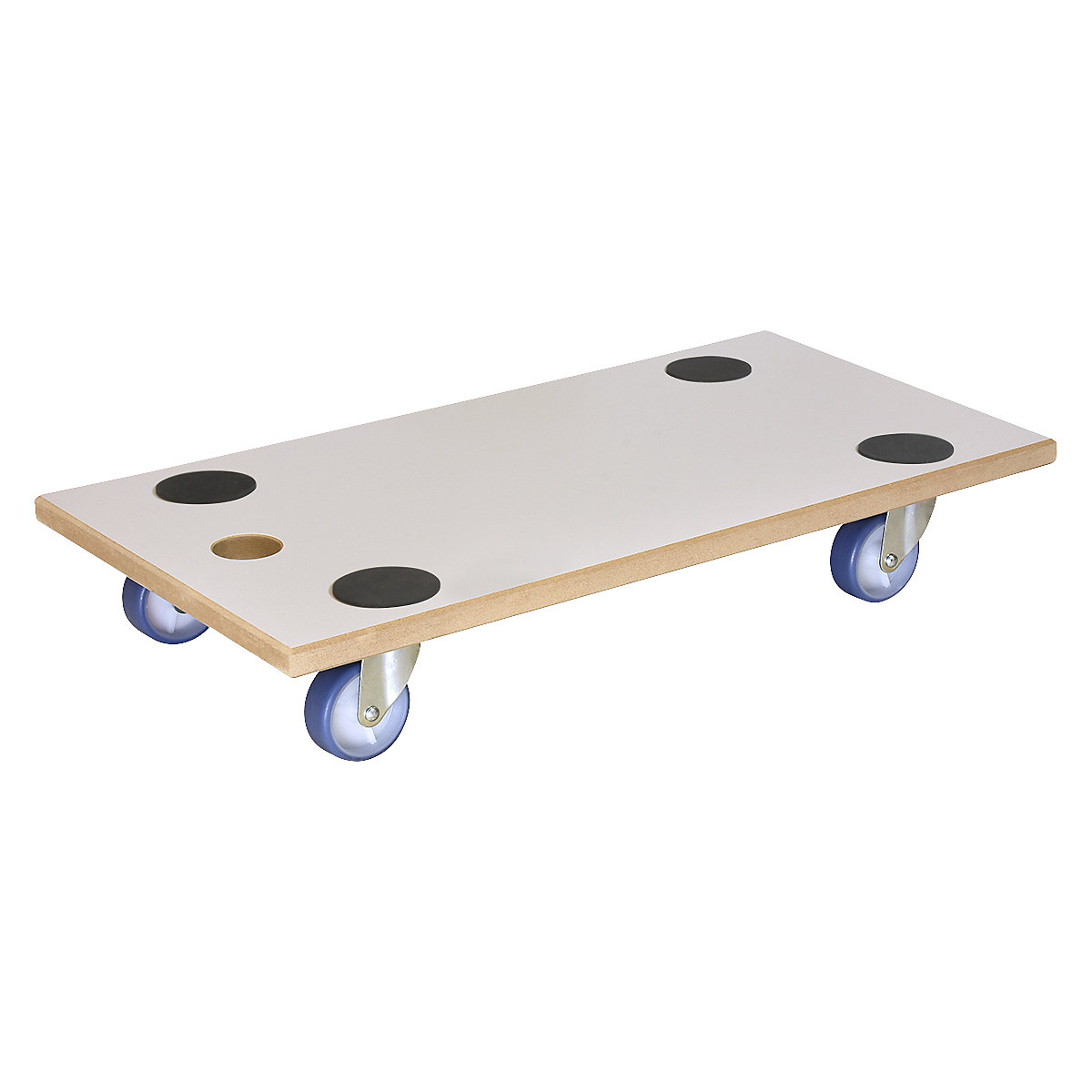 Transport dolly with grip hole – Wagner, MM 1318, castors for hard floors, pack of 2, LxW 575 x 300 mm, 2+ packs-6