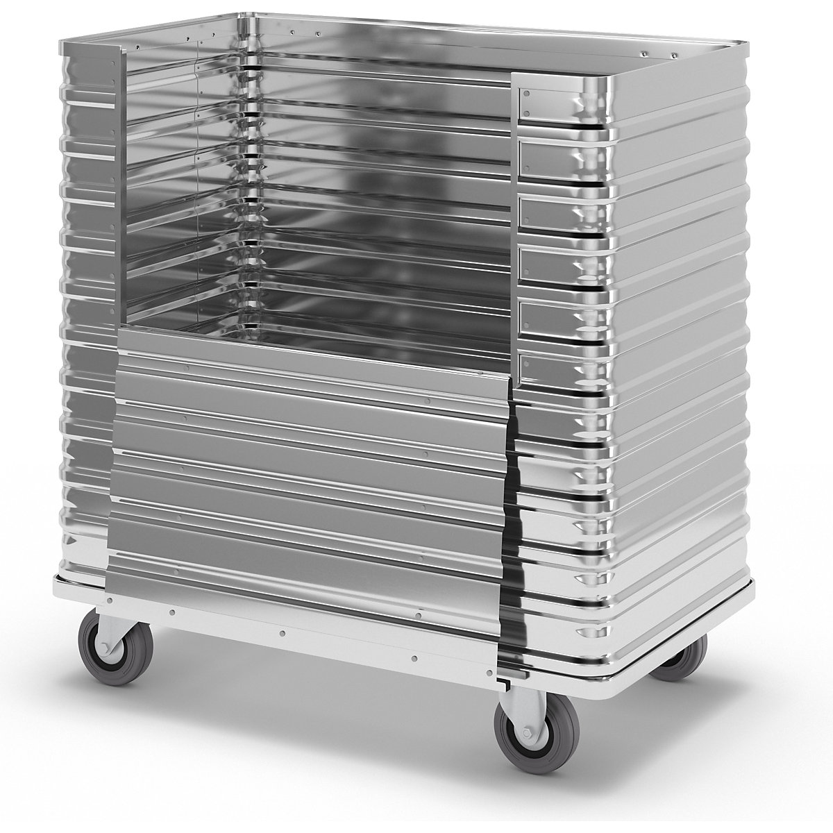 Aluminium box trolley – ZARGES (Product illustration 2)-1