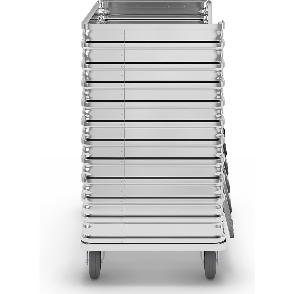 Aluminium box trolley – ZARGES (Product illustration 5)-4