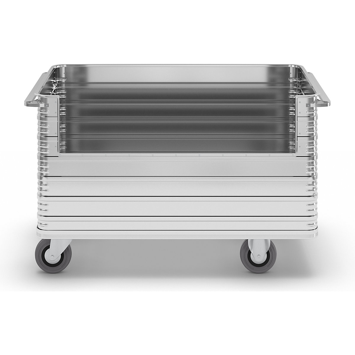 Aluminium box trolley – ZARGES (Product illustration 2)-1
