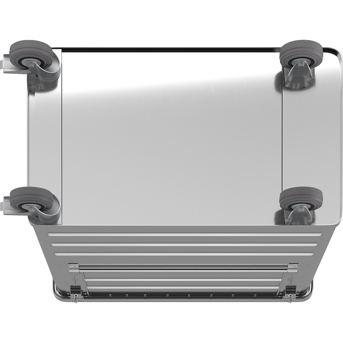 Aluminium container truck, drop gate on side panel – Gmöhling (Product illustration 5)-4
