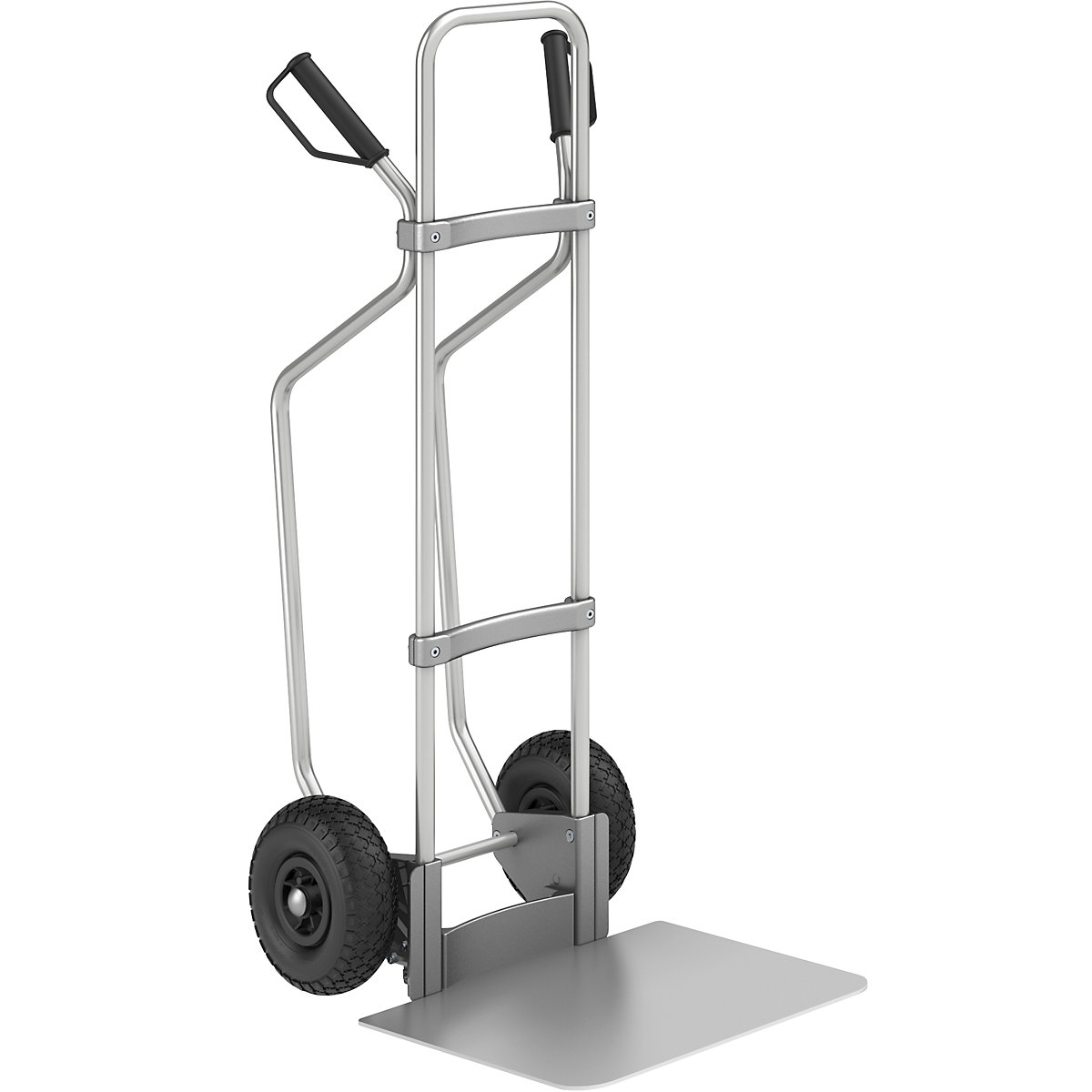 Aluminium sack truck with runners – eurokraft pro