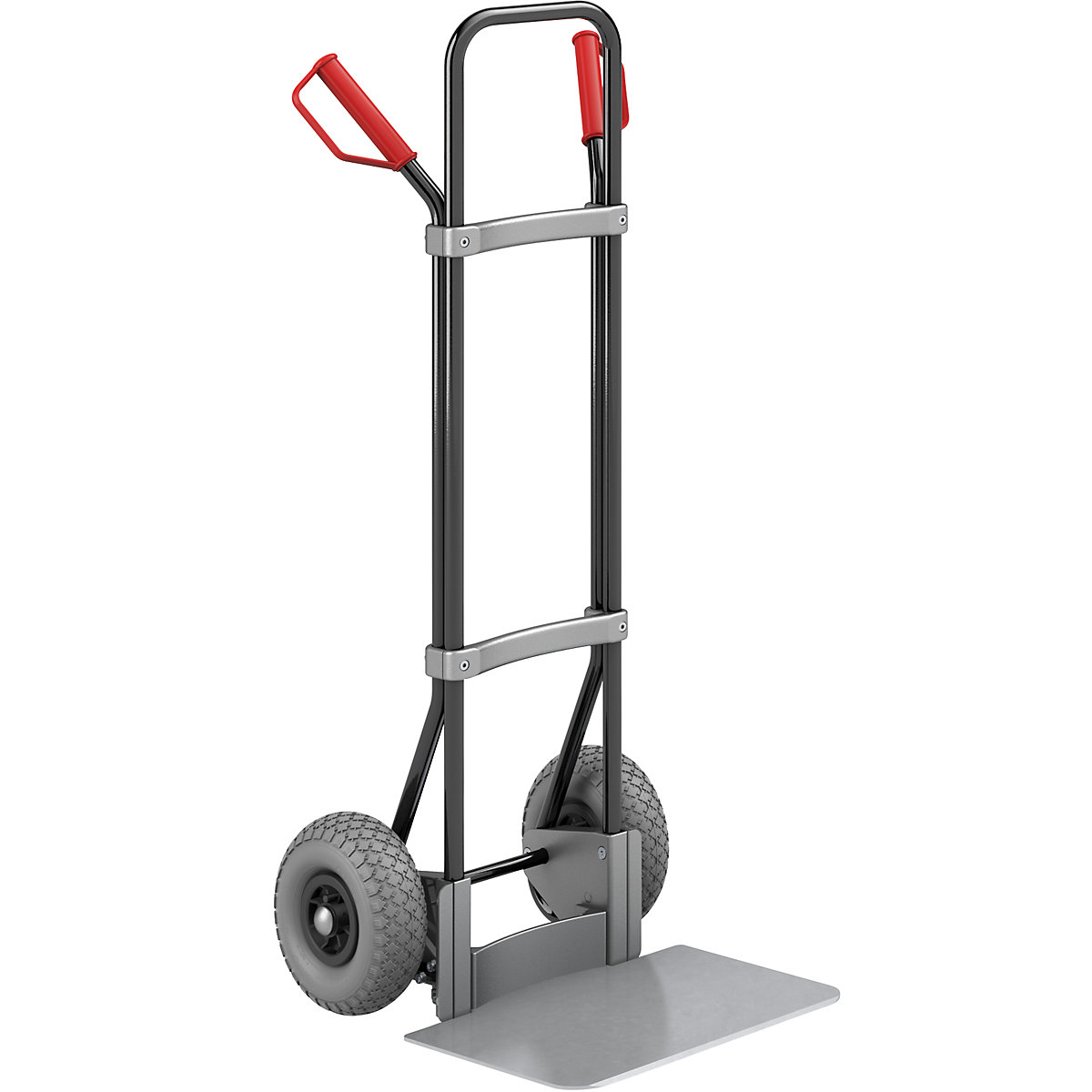 Sack truck, black - eurokraft pro