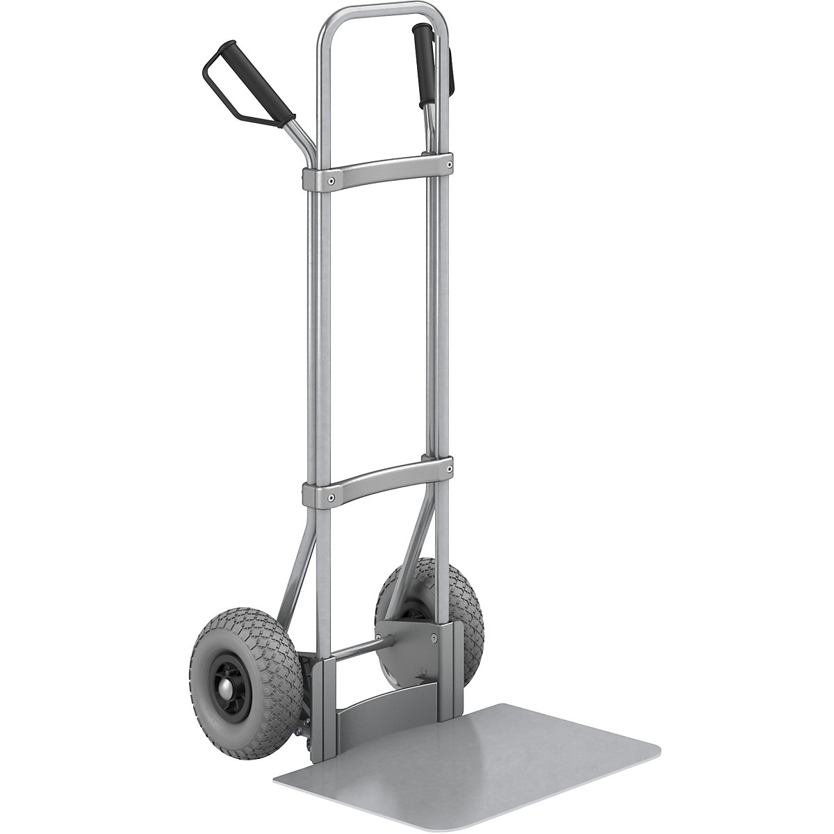 Sack truck, zinc plated - eurokraft pro