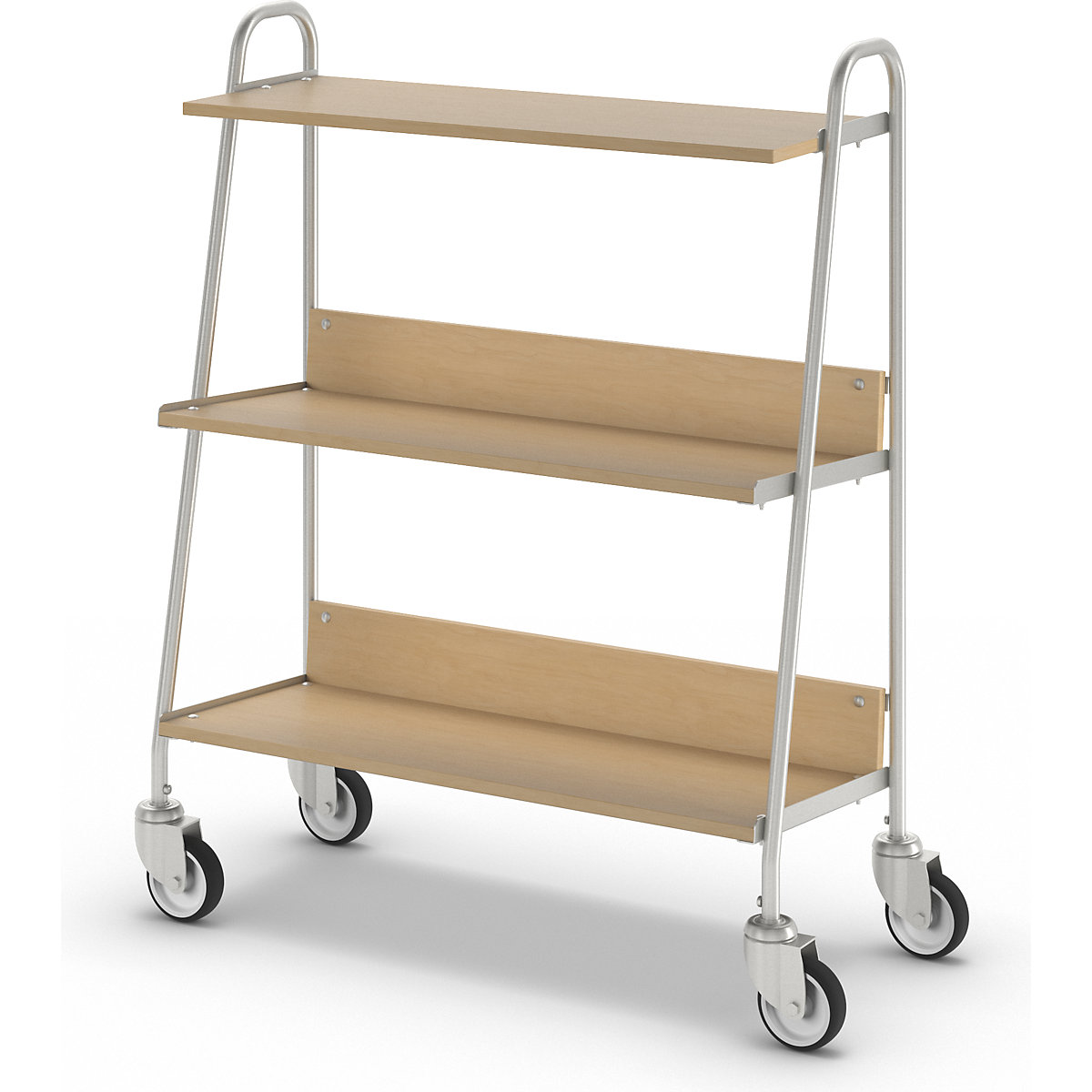 Folder trolley with 2 shelves (Product illustration 6)-5