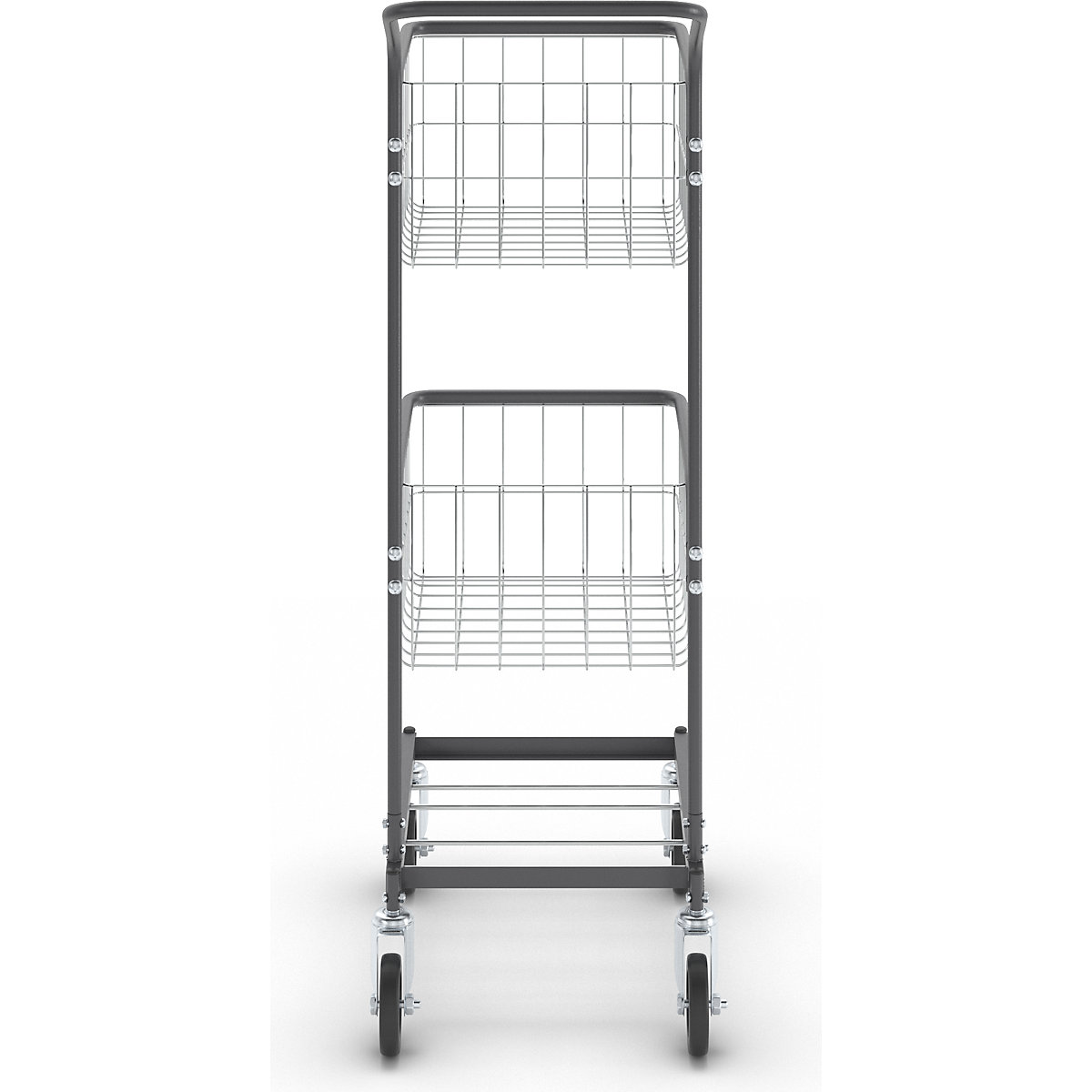 KOMPAKT office trolley – eurokraft pro (Product illustration 5)-4