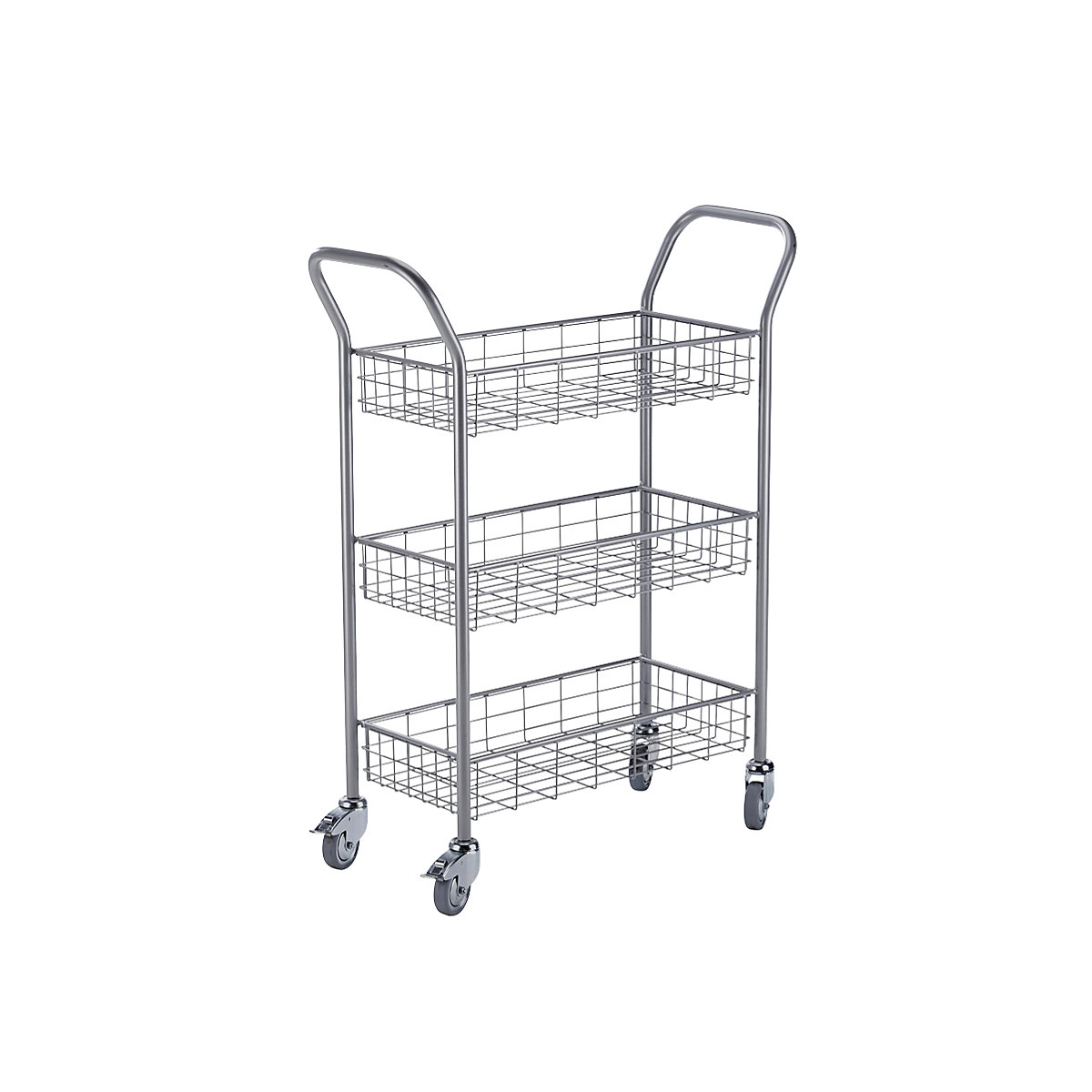 Office and mail distribution trolley – eurokraft pro (Product illustration 15)-14