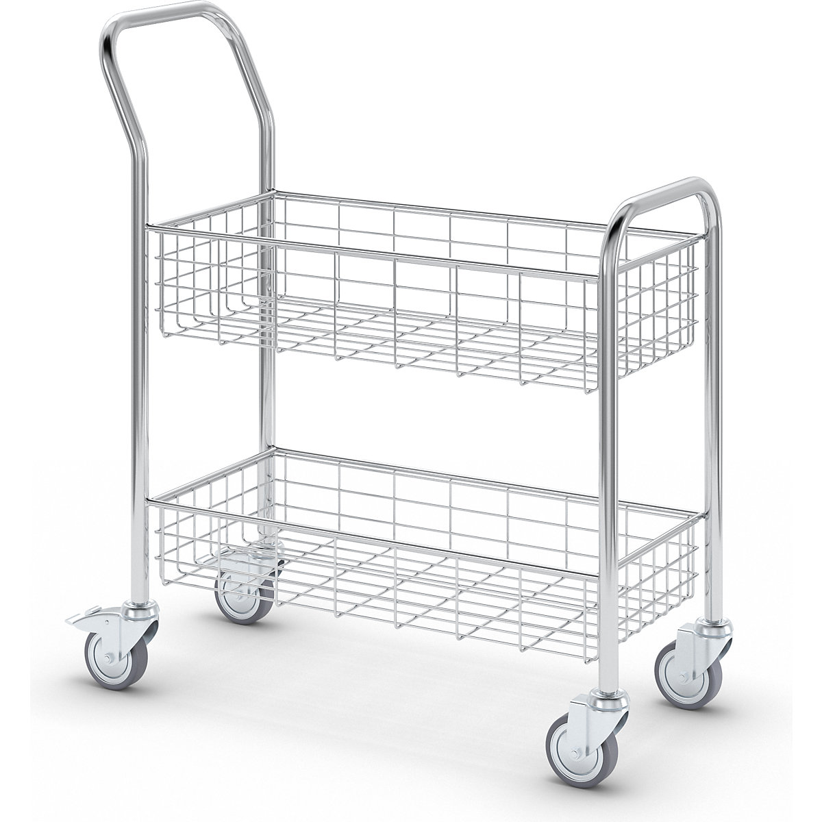 Office and mail distribution trolley – eurokraft pro (Product illustration 8)-7