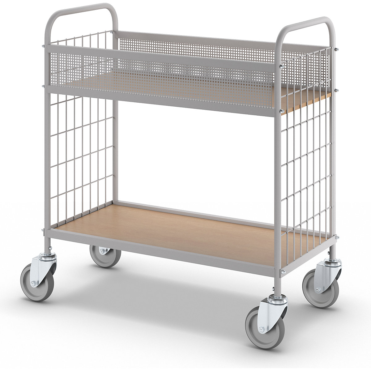Office shelf trolley – eurokraft pro (Product illustration 6)-5