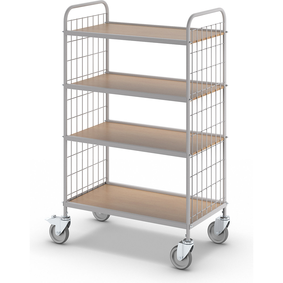 Office shelf trolley – eurokraft pro (Product illustration 18)-17