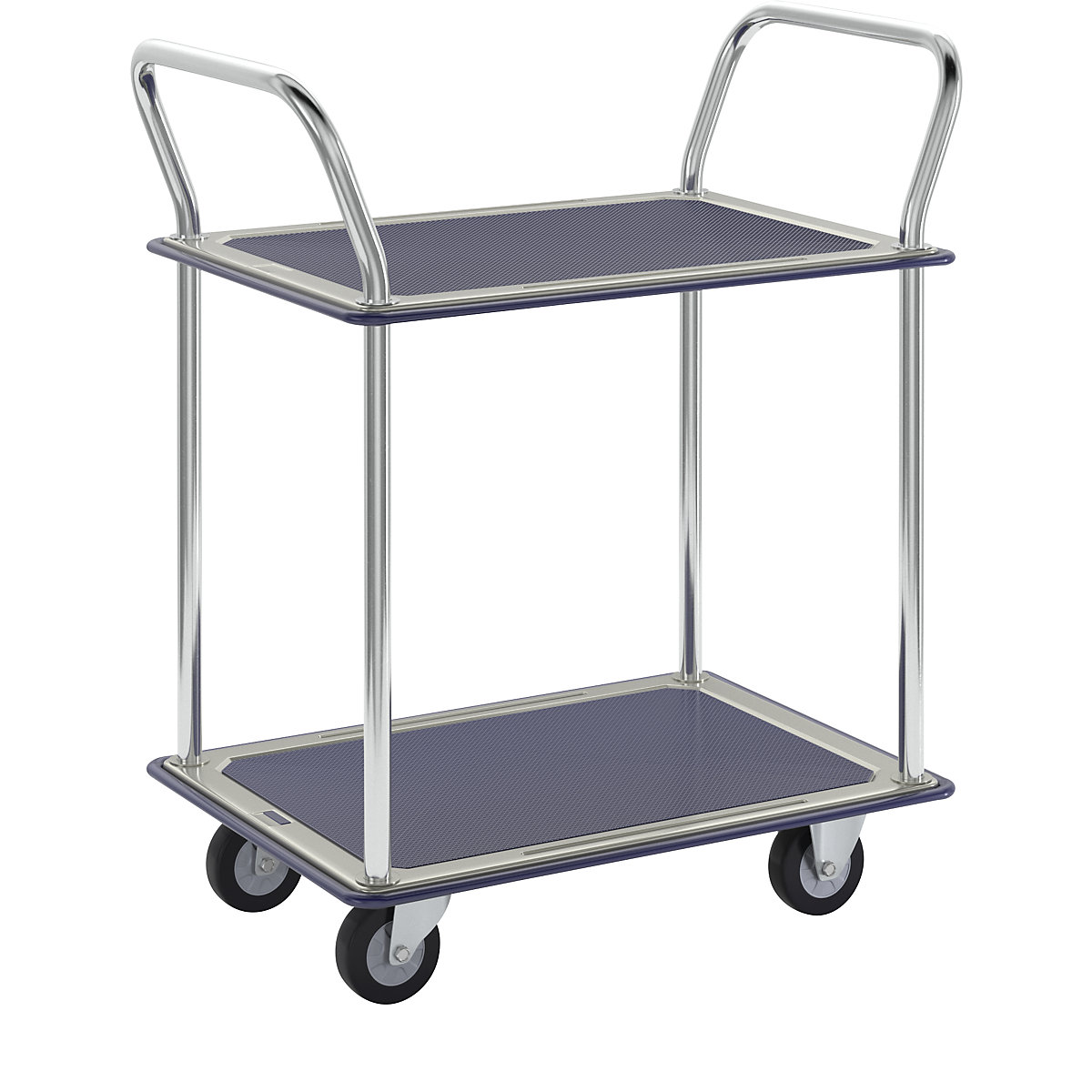 Table trolley chrome plated
